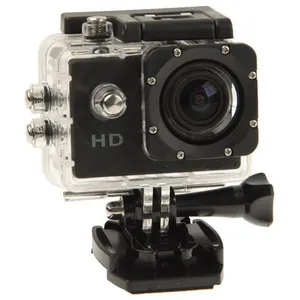 Yonis Mini Caméra Sport HD 720P Etanche 30M Ecran 1.5' Photos Vidéo Angle 140° Noir + SD 4Go