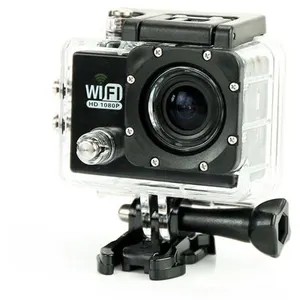 Yonis Camera Embarquée Sports Wi-Fi LCD Caisson Etanche Waterproof 12 Mp Full HD Noir + SD 16Go