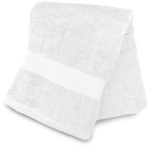 Comparateur de prix : Drap de bain en coton 500 gr/m2 70x130 cm LAGUNE blanc, par Soleil d'ocre