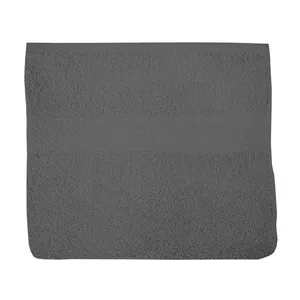 Comparateur de prix : Serviette de toilette en coton 500 gr/m2 LAGUNE gris, par Soleil d'ocre