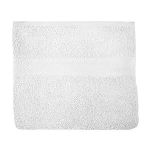 Comparateur de prix : Serviette de toilette en coton 500 gr/m2 LAGUNE blanc, par Soleil d'ocre