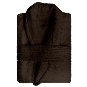 Peignoir en coton 500gr/m2 LAGUNE, par Soleil d'Ocre marron 8/10 ans pas cher