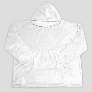 Soleil d'ocre, Poncho Adulte 85x118 cm Calin Blanc pas cher