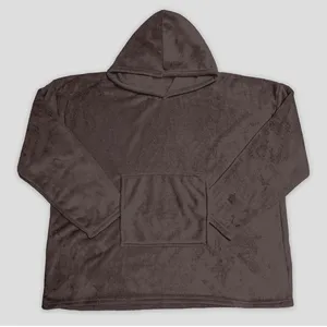 Poncho adulte 85x118 cm calin brun, par Soleil d'Ocre pas cher