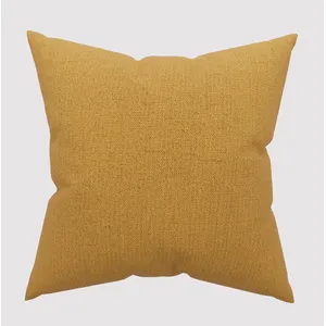 Comparateur de prix : Soleil d'ocre, Coussin décoratif 45x45 cm Eclipse moutarde