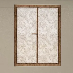 Paire de brise bise 60x160 cm celia taupe, par Soleil d'Ocre pas cher