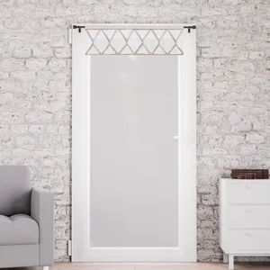 Soleil d'ocre, Voile pour Porte fenêtre en Pur Coton 70x200 cm AUDE pas cher