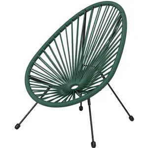 Fauteuil de Jardin Enfant Acapulco en Fibre tréssée Vert HYBAVendu parcarrefour
