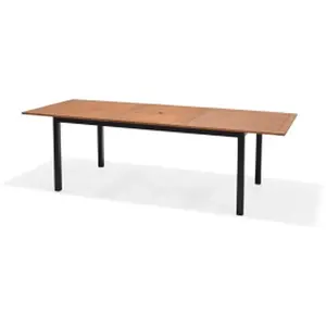 Carrefour Table De Jardin Extensible 180/240cm En Bois Eucalyptus Fsc Gaya Hyba - La Table pas cher