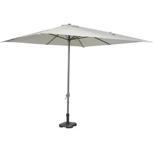 Hyba Parasol Droit Avec Manivelle 3m Beige Murano Hyba pas cher