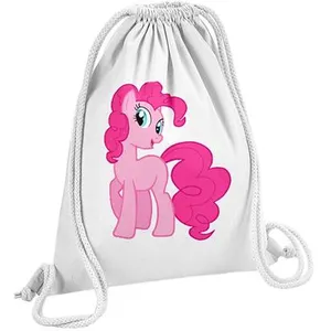 Non communiqué Fabulous Sac de Gym en Coton Blanc Poney Rose Enfant Dessin 12 Litres