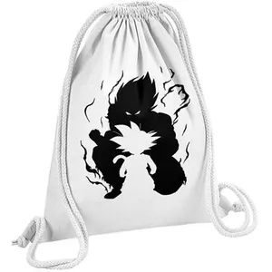 Fabulous Sac de Gym en Coton Blanc Dragon Ball Son Goku Adulte Enfant ...