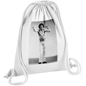 Fabulous Sac de Gym en Coton Blanc Michael Jackson Enfant 1970 Jackson...