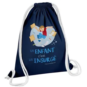 Non communiqué Fabulous Sac de Gym en Coton Bleu Un enfant c'est un Insurgé 12 Litres pas cher