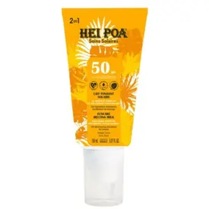Hei Poa Soins Solaires Lait Fondant Solaire Visage et Corps SPF50+ 150ml pas cher