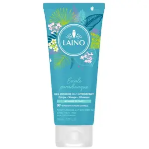 Comparateur de prix : Laino Escale Paradisiaque Gel Douche 3 en 1 Monoï de Tahiti 200ml