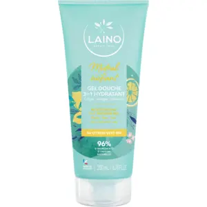 Comparateur de prix : Laino Mistral Vivifiant Shampooing Douche Citron Vert Bio 200ml