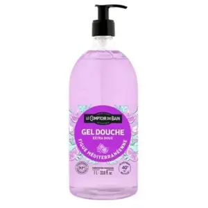 Comparateur de prix : Le Comptoir du Bain Gel Douche Extra Doux Figue Méditerranéenne 1L
