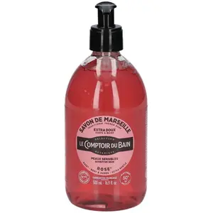 Comparateur de prix : Le Comptoir du Bain Savon de Marseille Extra Doux Rose | 500 ml