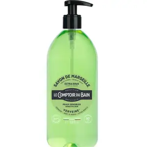 Le Comptoir du Bain Savon de Marseille Verveine Extra Doux 1L pas cher