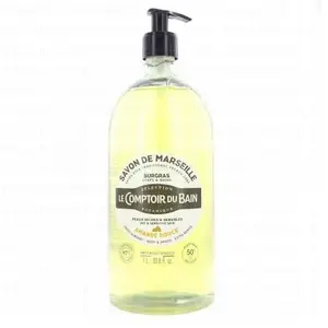Comparateur de prix : LE COMPTOIR DU BAIN Savon liquide de Marseille Surgras Amande Douce 1l