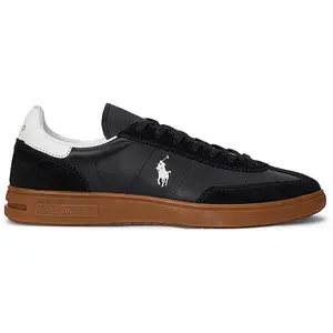 Baskets basses Bedford en cuir Polo Ralph Lauren pas cher