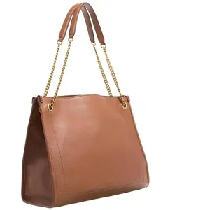Brdly Shppr-Tote-Large par Lauren Ralph Lauren Marron T.U Sacs