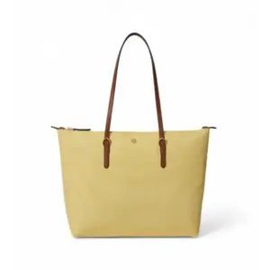 Lauren Ralph Lauren pour femme. 431916737046 Sac fourre-tout moyen Keaton en nylon jaune (OSFA), Casuel