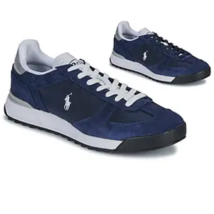 Chaussures Ralph Lauren Varick en daim bleu marine oxford - 42 pas cher