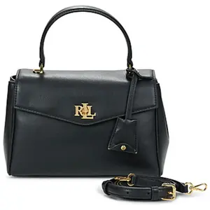 LAUREN RALPH LAUREN Sac en cuir - Sac à main FARRAH Small noir pas cher