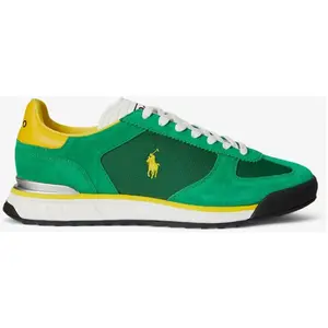 VARICK PP-SNEAKERS-LOW TOP LACE par Polo Ralph Lauren Vert 40 Homme pas cher