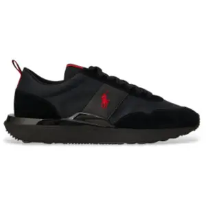TRAIN 89 RIB-SNEAKERS-LOW TOP LACE par Polo Ralph Lauren Noir 40 Homme