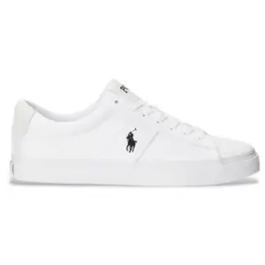Chaussures Ralph Lauren Sayer Canvas blanc pur - 40 pas cher