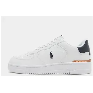 Chaussures Ralph Lauren Masters Court blanc bleu marine - 43 pas cher