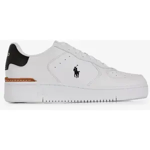 Chaussures Ralph Lauren Masters Court blanc bleu marine - 42 pas cher
