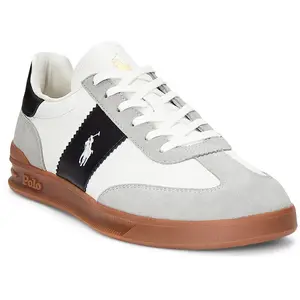 HRT AERA PP-SNEAKERS-LOW TOP LACE par Polo Ralph Lauren Blanc 44 Homme pas cher