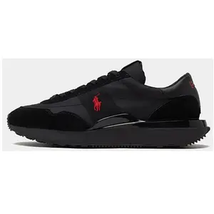 Ralph Lauren Train 89 Baskets Triple Noir / Rouge Pour Homme EU 41 pas cher