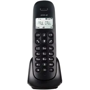 Téléphone Sans Fil Solo - Psdp130s - Noir Poss - Le Téléphone Sans Fil pas cher