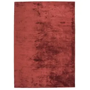 Novatrend Tapis luxe designer en Viskoserouge cachemire 120x170 cm