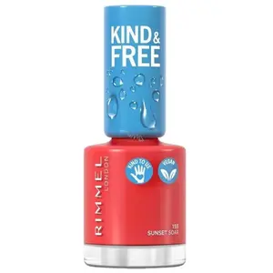 Comparateur de prix : Rimmel Kind & Free vernis à ongles teinte 155 Sunset Soar 8 ml