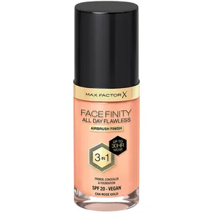 Max Factor Facefinity 3IN1 primer, correcteur et fond de teint #64-or rose pas cher