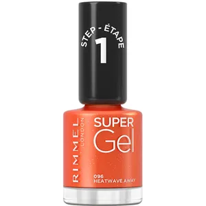 Rimmel Super Gel vernis à ongles gel sans lampe UV/LED teinte 096 Heatwave Away 12 ml