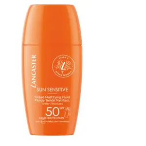 Comparateur de prix : Sun Sensitive - Fluide Teinté Matifiant SPF50-30ml LANCASTER
