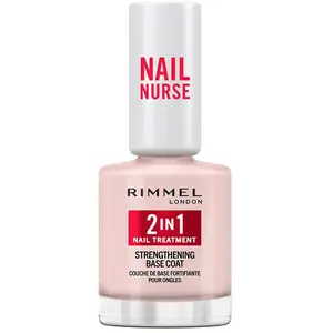 Comparateur de prix : Rimmel London Nail Nurse 2 in 1 Base Coat & Strengthener