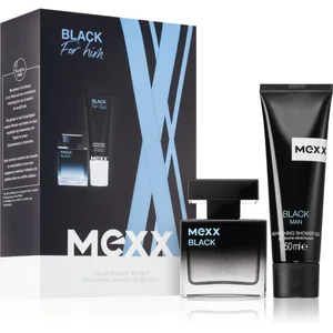 MEXX Coffret cadeau Black Man Eau de toilette 30 ml + gel douche 50 ml