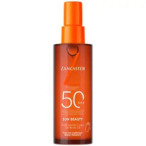 Comparateur de prix : Lancaster Sun Beauty Huile sèche soyeuse SPF50 - 150ml
