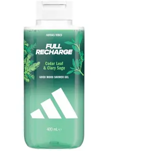 Adidas Vibes Full Recharge gel de douche mixte 400 ml pas cher