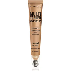 Comparateur de prix : Rimmel Multitasker Wake Me Up correcteur et base de maquillage #Light Honey