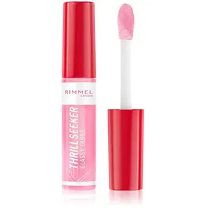 Comparateur de prix : Rimmel London Thrill Seeker Glassy Lip Gloss 10ml (Various Shades) - 150 Pink Candy