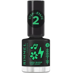 Rimmel London - Super Gel Top Coat 12 ml Noir unisex pas cher